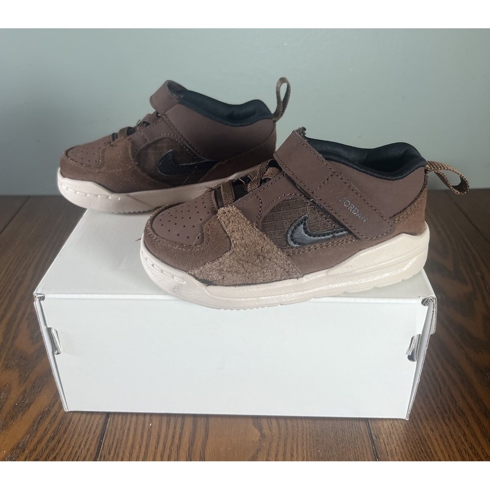 Nike Jordan Stadium 90 TD Baby Toddler 7C Brown Casual Shoe DX4396-104